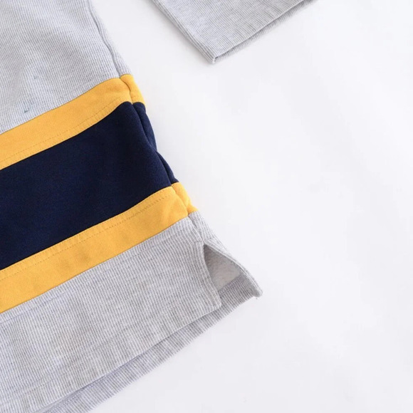 VTG 90S Simply For Sports Gray Blue  Embroidered Mi Wolverines U V-neck Sweater - Picture 5 of 12